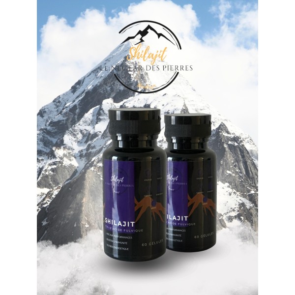 Shilajit 60 gélules x2