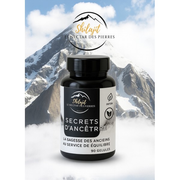 Secret d'ancêtre Shilajit, nigel, costus indien