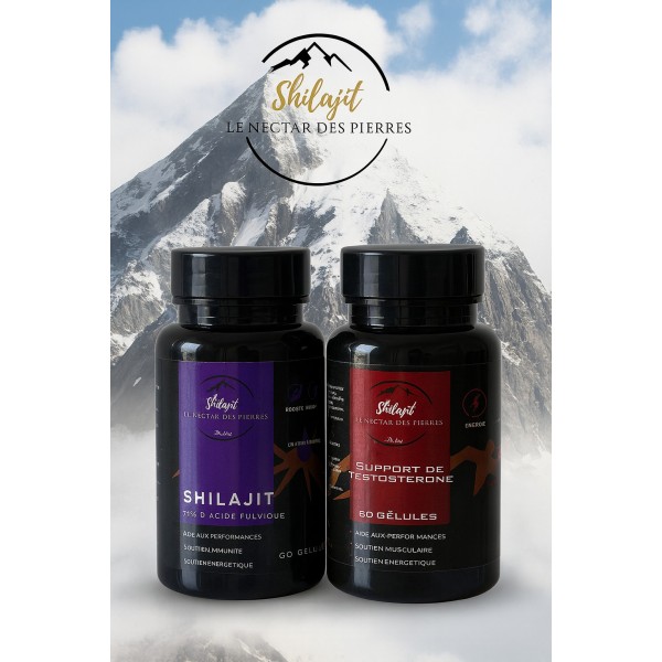 Shilajit + testostérone