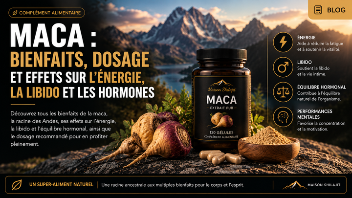 Maca : Bienfaits, Dosage et Effets sur l'Énergie, la Libido et les Hormones