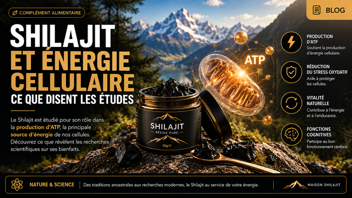 Shilajit et énergie cellulaire | ce que disent les études