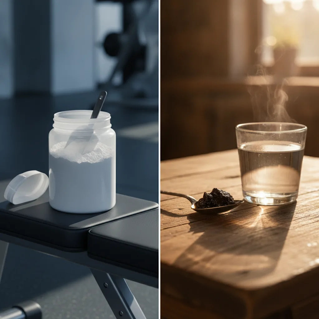 Shilajit vs créatine, quel complément choisir en 2026