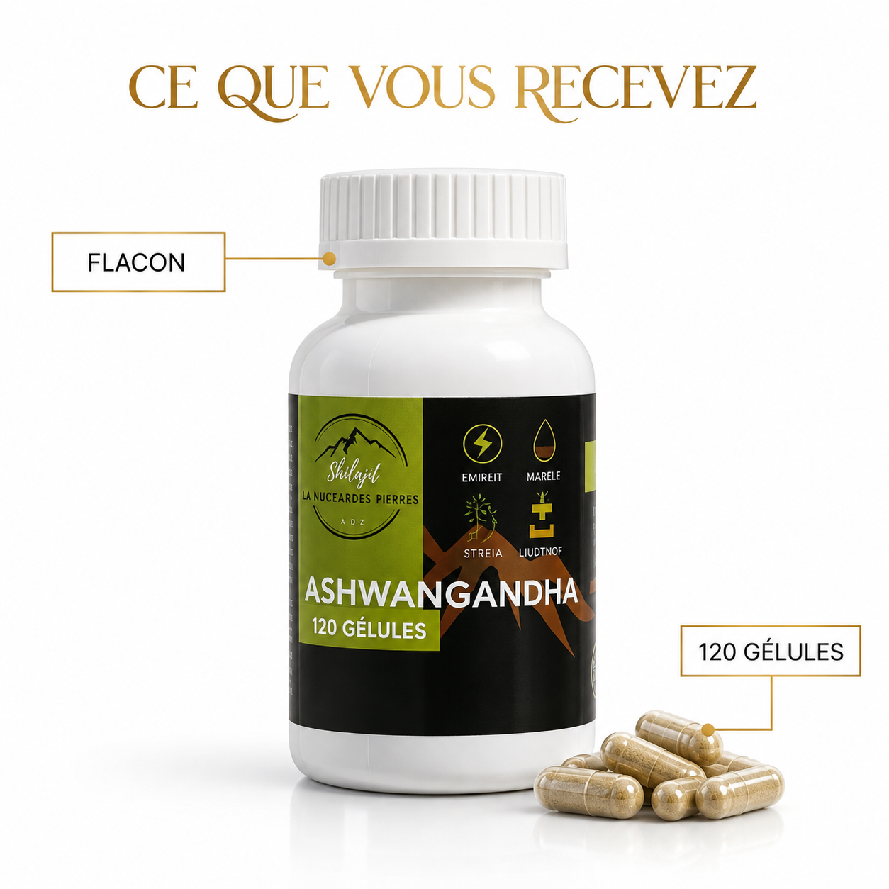 Ashwagandha – 120 gélules