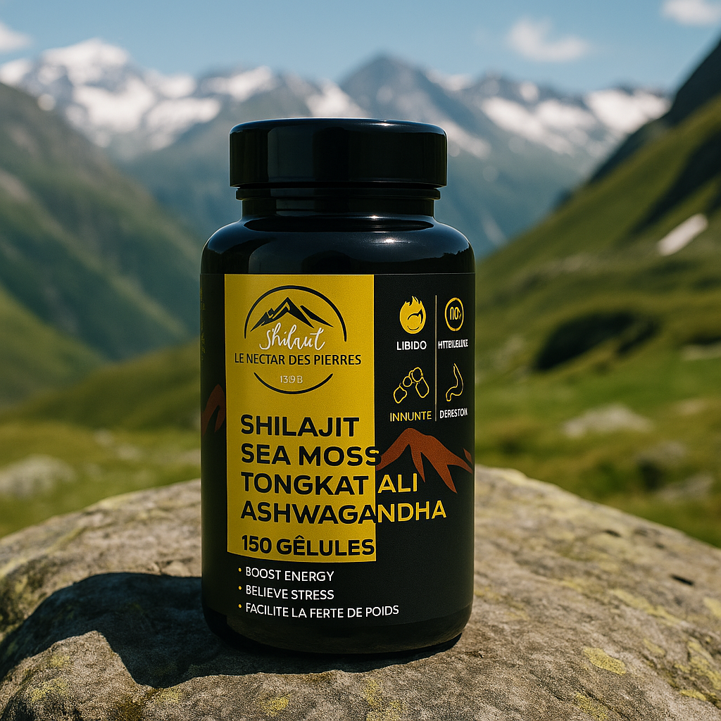 Vitalité 4-en-1 – Sea Moss • Tongkat • Ashwagandha • Shilajit