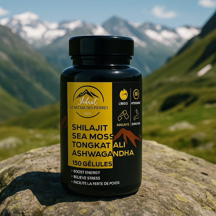 Vitalité 4-en-1 – Sea Moss • Tongkat • Ashwagandha • Shilajit