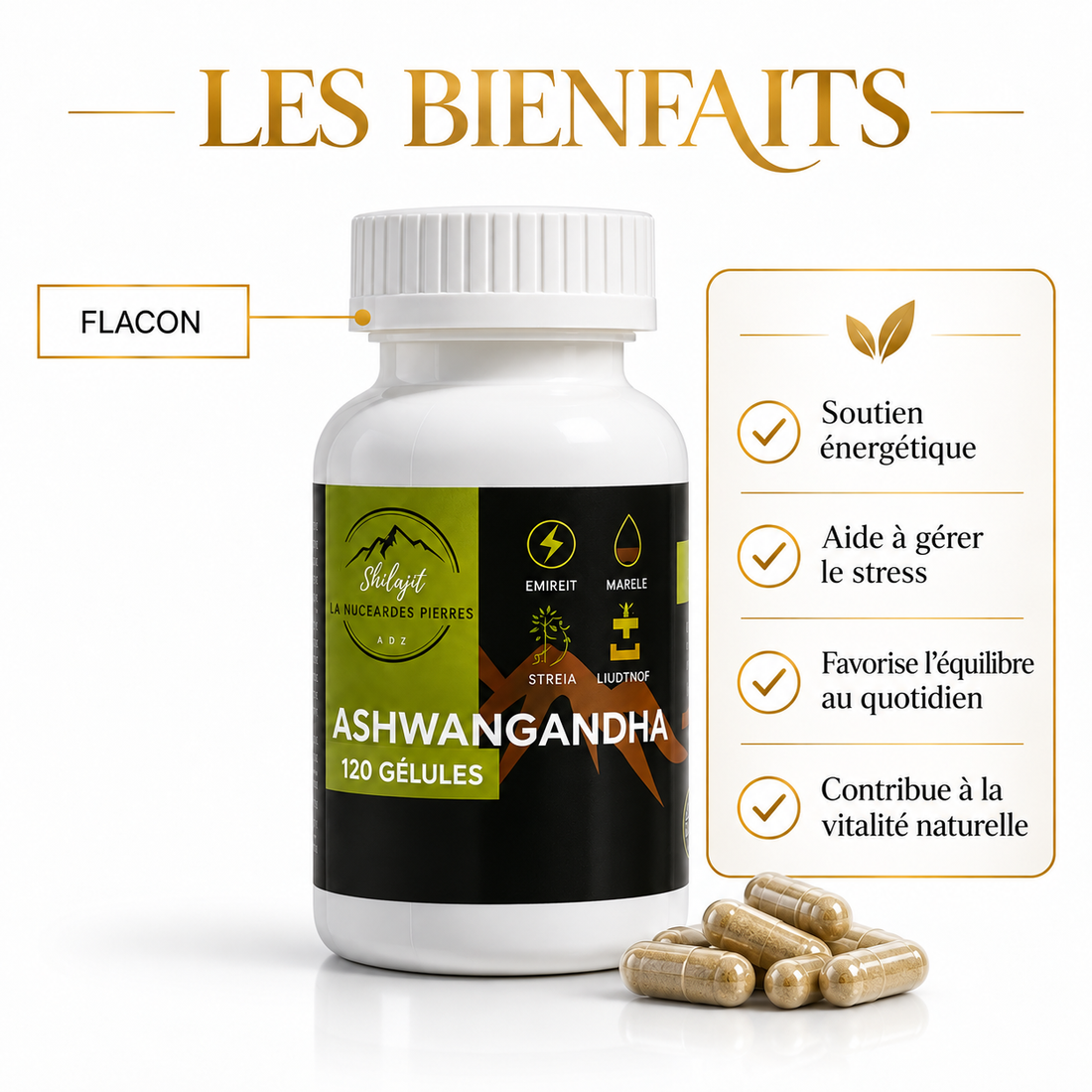 Ashwagandha – 120 gélules