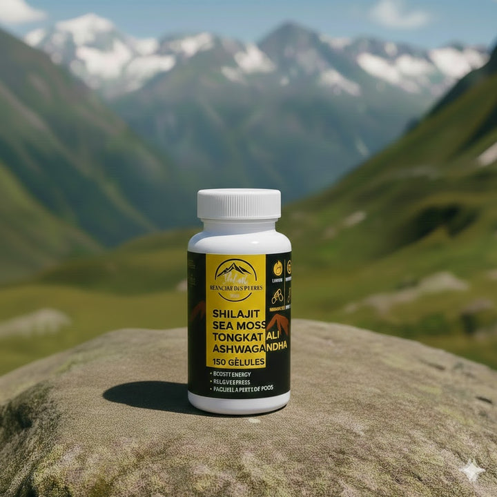 Vitalité 4-en-1 – Sea Moss • Tongkat • Ashwagandha • Shilajit